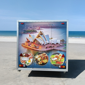 OEM <b>Small</b> Kiosk Business Malaysia Pizza Van Trailer Food Grilling Cart <b>For</b> Sale - Product Image 2