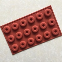 Usine Silicone Mini Donut Pan,18 Cavité Donut Cuisson Moule Plateau Muffin Tasses, Moule À Gâteau, Moule À Biscuit