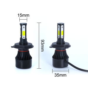 BB137 Đầu Ánh Sáng 40W H4 Bóng Đèn Cao Thấp Chùm Siêu Sáng Màu Vàng Trắng Đèn Sương Mù LED Đèn Pha Ánh Sáng Cho Xe Máy Động Cơ Xe Đạp - Product Image 3