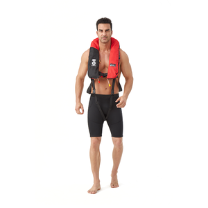 Rouge Noir Couleur 150N/275N Adulte Manuel Aide Automatique Voile <span class=keywords><strong>Kayak</strong></span> Canoë Pêche <span class=keywords><strong>Gilet</strong></span> De <span class=keywords><strong>Sauvetage</strong></span> Gonflable <span class=keywords><strong>Gilet</strong></span> - Product Image 6