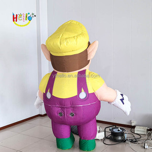 Costume gonflable de <span class=keywords><strong>Mario</strong></span> de dessin animé mobile gonflable personnalisé - Product Image 4