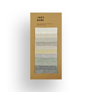 मोटा फुसफुसा हुआ सफेद रफ भारी वजन वाला नरम लिनन कपड़ा - Product Image 2