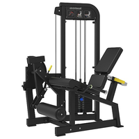 Machine à extensioins de jambes professionnelle avec sélecteur de poids pour l'entraînement des quadriceps en club de fitness
