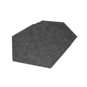 맞춤형 디자인 육각 음향 패널 화이트 음향 솔루션 폴리에스터 벽 패널 - Product Image 1