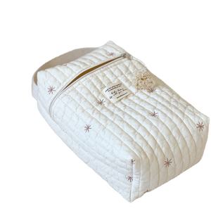 Matelassé maman sac bébé trucs organisateur Mini sacs à main Caddy sac de rangement pour maman mignon ours bébés Nappy sacs à couches - Product Image 1