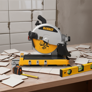 Cortadora de Azulejos Húmedos DeWalt de 250 mm, 1600 W, Profundidad de Corte de 95 mm, Corte a 90/45 Grados - Product Image 3