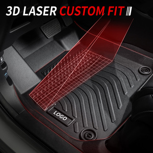 RHD 3D TPEพรมปูพื้นรถชั้นสําหรับBMW F45 2 Active Tour 3 Series F30 X1 F48 X2 F39 X1 พรมรถ