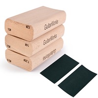 Outil Luthier pour guitare Fretboard Fret nivellement 7.25 "& 9.5",10 "& 12" guitare double usage rayon Fret nivellement bloc de ponçage