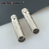 Outil de retrait de douille universel 14mm 16mm Douille pivotante 12 points avec magnétique