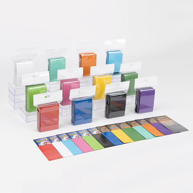 Black-lined  Matte Trading Card Sleeves Matte Top Loading Sleeves for Standard Cards 2.5" X 3.5" Card Protector Sleeve