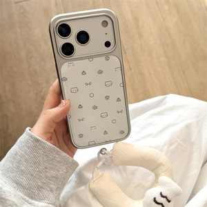 Funda de Teléfono con Diseño de Gato y Pez, con Cadena y Resina Epoxi, Electrochapada, para iPhone 17 Pro Max 16 15 14, para Mujer - Product Image 3