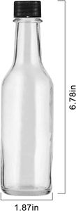 Botella de Vidrio para Salsa de Chile de 100ml, 150ml, 250ml, Botella de Vidrio para Salsa Picante con Tapa de Plástico - Product Image 2