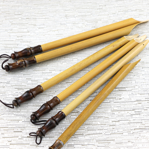 Pluma de bambú tradicional para caligrafía árabe, Pluma de caña de bambú oblicuo izquierdo, pluma de caligrafía <span class=keywords><strong>Javi</strong></span> - Product Image 3