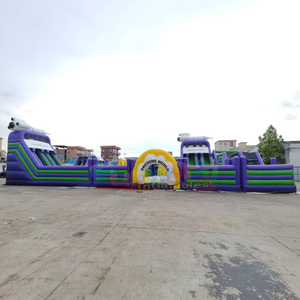 Parc d'attractions gonflable géant pour enfants, de qualité commerciale, pour l'extérieur, thème Fun City - Product Image 2