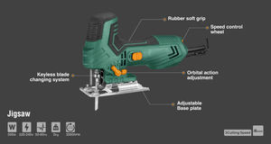Puzzle multifunzione ricaricabile con manico superiore al litio elettrico Cordless 550W-3000RPM-(65-6mm) - Product Image 3