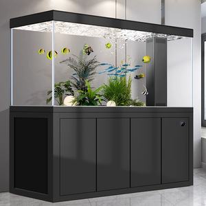 Groot Luxe Rechthoekig Ultrahelder Glazen Visaquarium Voor Een Huiskamerbestelling Met Één Klik - Product Image 3
