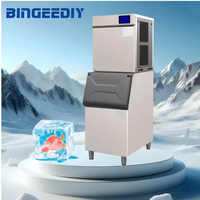 Machine à glaçons commerciale multifonction à filtration, grande capacité, refroidie par air, pour crème glacée, 220V/50-60HZ 110V/60HZ