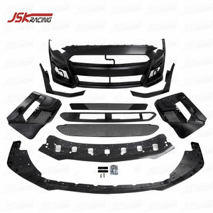 กันชนหน้า PP สำหรับฟอร์ด มัสแตง ปี 2019-2021 รุ่นดัดแปลง อัพเกรด สไตล์ S Gt500 - Product Image 1