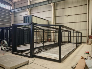 Maisons préfabriquées de luxe en conteneurs pliables extensibles de 20 pieds et 40 pieds en Chine, maison en conteneurs à deux étages, maison mobile portable - Product Image 5