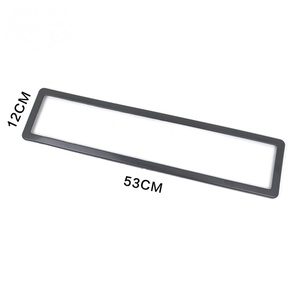 Marco de Matrícula Personalizado, Marco de Matrícula Europeo de Plástico al por Mayor de Fábrica, Logotipo Personalizado Disponible - Product Image 1