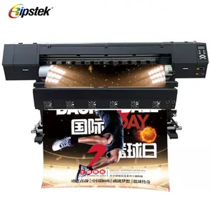 Resolusi Tinggi 1.8M Eco Solvent Printer XP600 DX5 I3200 Kepala Printer Terpal Flex Banner Mesin Cetak Stiker