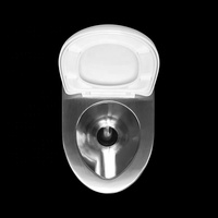 Usine en gros fournisseur chinois lavage une pièce pisser pot de toilette durable 304 316 toilette en acier inoxydable pour un usage marin
