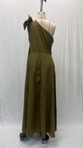 <span class=keywords><strong>Abito</strong></span> da sera Modulare alla coscia con maniche a campana <span class=keywords><strong>monospalla</strong></span> <span class=keywords><strong>verde</strong></span> oliva nuovo <span class=keywords><strong>abito</strong></span> elegante alla moda vestito ampio - Product Image 5