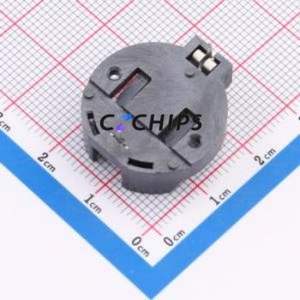 BS-01-A4CJ004 Button & Strip Battery Connector Through hole Component (THT) Connector Battery Holder CR2032 Nickel - Product Image 2