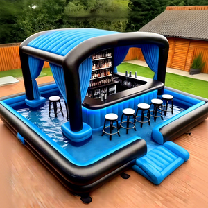 Barra Inflable Flotante Portátil Personalizada de PVC para Jardín, Diversión Acuática, Fiestas y Piscinas, Venta al Por Mayor de Fábrica - Product Image 2
