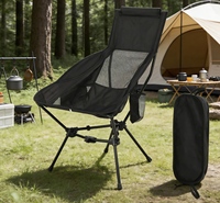 Chaise de pêche portable en tissu Oxford, chaises pliantes robustes, chaises de pique-nique et de randonnée pour le camping en plein air