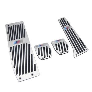 Accélérateur de <span class=keywords><strong>frein</strong></span> à pied de <span class=keywords><strong>voiture</strong></span> en acier inoxydable sans perçage pédales pièces de couverture de pédale AT pour BMW série 5 G30 2020 2021 2022 - Product Image 3