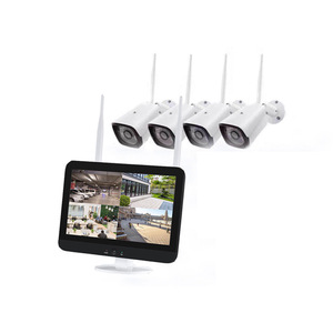 4CH 720P 1080P LCD WIFI ชุดจอมอนิเตอร์ไร้สาย NVR พร้อมหน้าจอ12นิ้วสำหรับห้างสรรพสินค้าและโรงแรม - Product Image 3