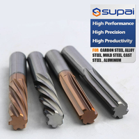 Alésoirs coniques SUPAL, outils de perçage à rainures droites et spirales, plusieurs tailles, personnalisation, carbure monobloc, revêtement TiCN, usinage à sec