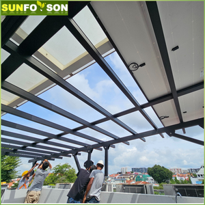 Structure de carport solaire légère en alliage d'aluminium Système de montage <span class=keywords><strong>PV</strong></span> résidentiel Auvent de carport personnalisé pour abri de parking - Product Image 5