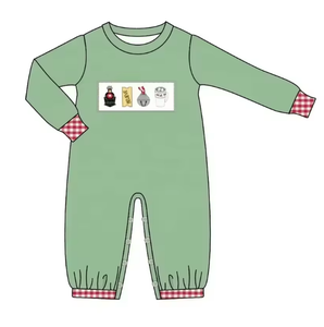 Conjunto de Pijama Navideño Verde de Manga Larga para Niños, Vestido de Navidad, Pantalones, Traje Combinado - Product Image 6