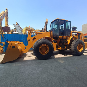 Chargeuse sur pneus d'occasion Cat 950H, faible nombre d'heures, d'origine japonaise, modèle classique robuste, efficace pour les carrières et la construction. - Product Image 3