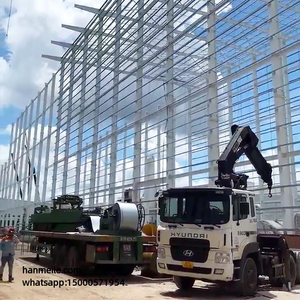 Estructura de Acero para Construcción de Almacenes de Dos Pisos en Tailandia, Procesamiento de Estructuras de Acero para Edificios de Gran Altura en Guangdong - Product Image 3