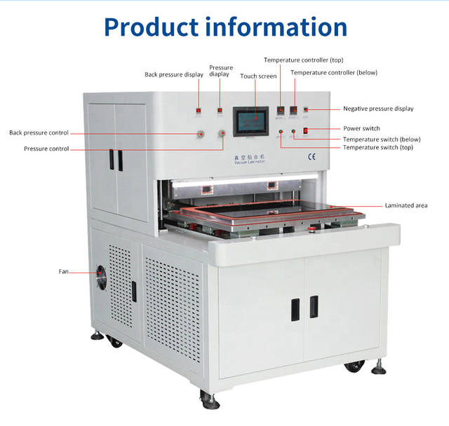 A1419 A1418 Hot Melt Adhesive Laminating Hard Full ACF Technology Glue Laminator Glass Bonding Machine