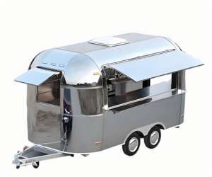 รถขายอาหารริมทางแบบไทย พร้อมเตาผัดและสถานีปรุงรสสำหรับก๋วยเตี๋ยวผัด หมี่เมา และข้าวเหนียวมะม่วง - Product Image 4