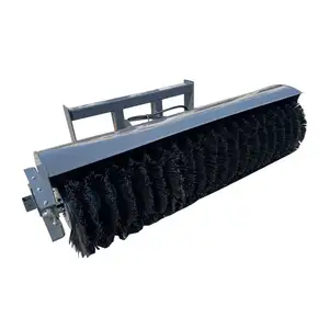 New broom attachment for skid steer broom utility equipped with skid steer loader