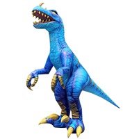 Costume de Velociraptor gonflable rapide pour adultes, idéal pour les jeux en plein air, les fêtes et les divertissements, tenue de dinosaure gonflable