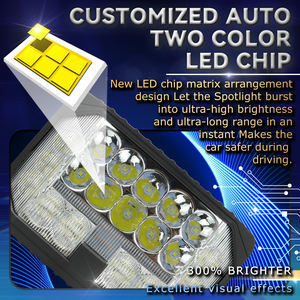 Barra de Luz LED de Trabajo de 7 Pulgadas y 90W, 12V, 12000 Lúmenes, con DRL, Ajuste Universal para Wrangler, Gran Venta - Product Image 4