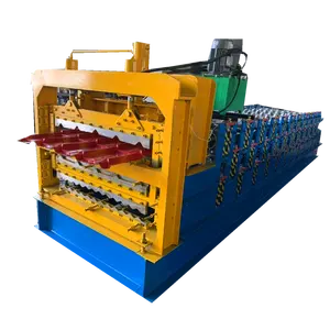 Машина для строительства, трехслойная глазурованная Кровельная Панель IBR, машина для производства холодных рулонов