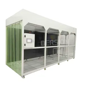 Cabina de limpieza modular de Clase 100 con gabinete de flujo de aire laminar vertical personalizado