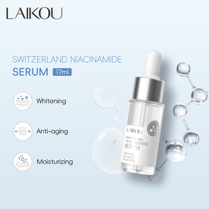 LAIKOU เซรั่มไนอะซินาไมด์ เซนเทลล่า วิตามินอี/บี5 ช่วยให้ผิวขาวกระจ่างใส ลดเลือนริ้วรอย บำรุงผิวหน้า ด้วยไฮยาลูรอนิค แอซิด (17 มล.) - Product Image 1