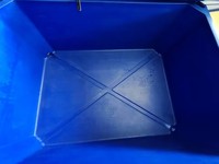 Récipients en polyéthylène à double paroi Boîtes à poisson isolées Boîtes à poisson