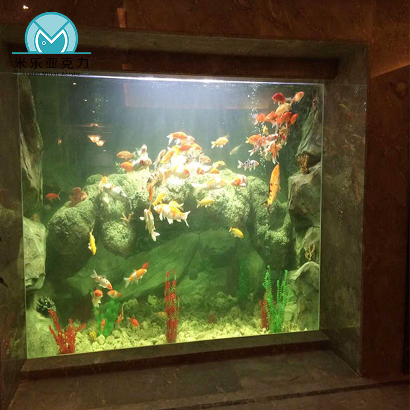 アクリルシート50mm-100mm厚家庭用水族館長方形大型アクリル水槽