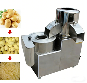 Peladora de patatas industrial automática con rodillo de cepillos, máquina de pelar patatas a vapor, lavadora industrial de vegetales - Product Image 6