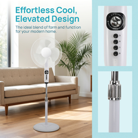 Ventilateur sur pied de 16 pouces de haute qualité avec condensateur, base de remplacement, kits SKD, ventilateur électrique de refroidissement pour importateurs domestiques