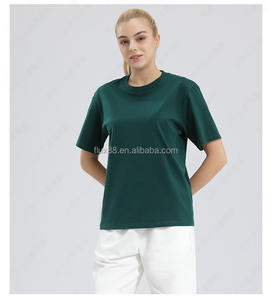 Camisetas de Cuello Redondo de Algodón con Impresión de Logotipo, Manga Corta, Holgadas y de Peso Pesado, Camisetas de Color Sólido para Publicidad y Eventos Culturales - Product Image 3